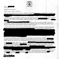 Albumcover Desaparecidos - Text mit Schwärzungen